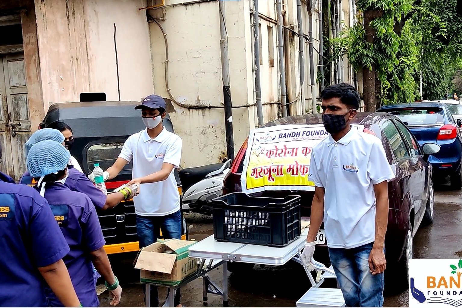 Food donation drive for Corona Warriors at CPR Hospital (31 July 2021)